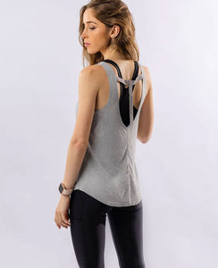 Women Yoga Tank Top Fitness Sport Running Athletic Sexy Camisetas Women's Deep Cut tank Top Weight Lifting Muscle Gym Singlets - Product Image 3