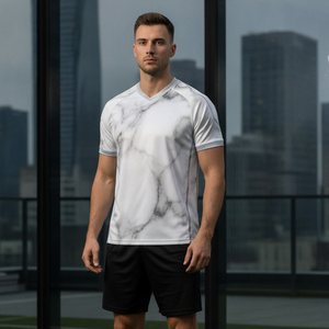 Maillot de football personnalisé sublimé, maillot de match vierge, ensemble d'entraînement en polyester à séchage rapide pour équipes sportives, vente en gros - Product Image 6