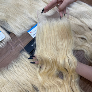 Lace Frontal HD Blond Platine – Cheveux Humains Vierges Vietnamiens Bruts, Dentelle Invisible & Finition Naturelle Prêt à Expédier - Product Image 2