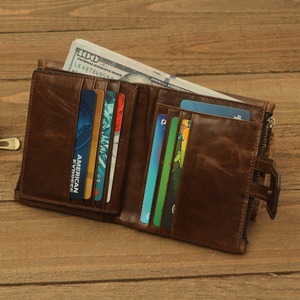 Portefeuille en cuir de qualité supérieure, prix abordable, élégant, pour homme, avec plusieurs emplacements pour cartes et poche à monnaie, par M/S SHAAD HANDICRAFTS - Product Image 5