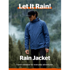 Veste imperméable coupe-vent à capuche bleue pour homme, veste décontractée pour l'extérieur, légère, en polyester et nylon, fermeture éclair, pour l'automne - Product Image 6