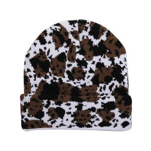 Gorro de Invierno Personalizable de Punto Acrílico Jacquard con Estampado de Animales por Sublimación, Suave, de Doble Capa, con Puño Plegable, Elástico y Cálido - Product Image 6