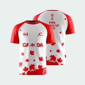 Camiseta de Fútbol Personalizada para Fanáticos del Fútbol Unisex 2026, para Aficionados al Fútbol, OEM, Transpirable, 100% Poliéster, Secado Rápido, Venta al Por Mayor - Product Image 1