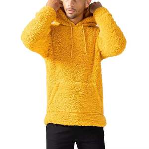 Unisex Custom Designed Oversized Sherpa Fleece Pullover Hoodie Streetwear Winter Plus Size for Men Women Plain Logo Pattern - Product Image 5