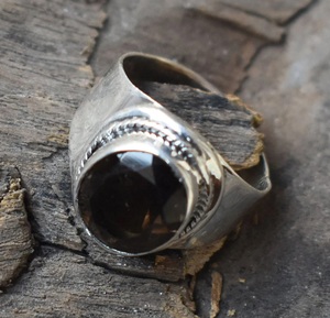 Natural Smokey Topaz <b>Ring</b> 925 Sterling Silver Handmade <b>Fine</b> Jewelry Women's Statement <b>Ring</b> - Product Image 4