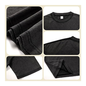 เสื้อยืดโอเวอร์ไซส์ผู้ชาย ล้างสีแบบแอซิด ทรงหลวม สไตล์วินเทจ แขนสั้น ลำลอง สตรีทแวร์ ลายกราฟิก ผ้าฝ้ายทอ 100% ทันสมัย - Product Image 4