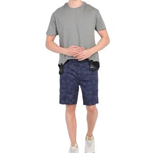 กางเกงขาสั้นลำลองผู้ชาย ระบายอากาศได้ดี สไตล์ไฮสตรีท บริการ OEM ผ้าแคนวาส ปิดด้วยเชือกผูก แห้งเร็ว เป็นมิตรกับสิ่งแวดล้อม รับผลิตตามแบบ - Product Image 1