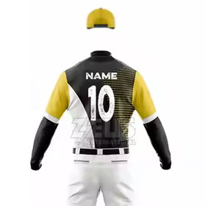 Uniforme de Béisbol Ligero y Cómodo, Precio Razonable, Diseño de Logotipo Personalizado - Product Image 4