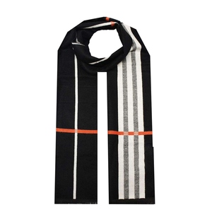 Factory Manufacture Men's Long Wool Scarf Striped Reversible Custom Design & Color Warm Winter Daily Use Neck Scarfs For College - Product Image 1