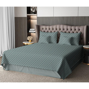 Parure de draps en coton imprimé, design moderne et élégant, literie douce et confortable pour améliorer l'intérieur de la chambre - Product Image 1