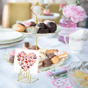 Minimal Square Shape Wire Gold <b>Card</b> Holder for Desk Organization Party <b>Table</b> Numbers and Event Place <b>Cards</b> Wholesale From India - Product Image 3