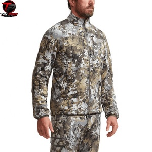 Veste de chasse pour homme en camouflage numérique de qualité supérieure, légère, coupe-vent, respirante, entièrement zippée, pour l'extérieur - Product Image 4