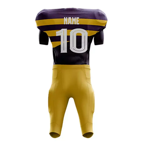 Uniformes Profesionales de Fútbol Americano para Hombre, 100% Poliéster, Nombres de Equipo Personalizados, Secado Rápido, Impresión Digital, Ropa Deportiva de Verano - Product Image 3