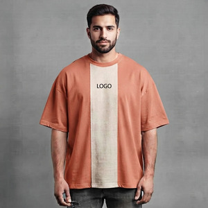 เสื้อยืดผู้ชายทรงโอเวอร์ไซส์ วินเทจ ผ้าฝ้ายแท้ 100% สำหรับฤดูร้อน สวมใส่สบาย 2 สี  รับสกรีนโลโก้ ระบายอากาศได้ดี เป็นมิตรกับสิ่งแวดล้อม ปี 2026 - Product Image 5