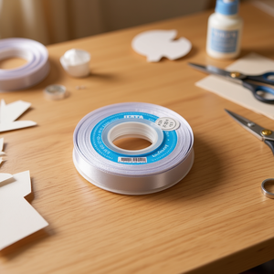 Nastro in Raso Ilan 1.5cm 25Y Argento Placcato D32 - Product Image 2