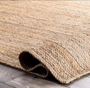 High Quality Hand Knotted Jute <b>Rug</b> Oushak Turkish Style <b>for</b> Bedroom Home Decoration <b>for</b> <b>Prayer</b> Picnic Made of Cotton - Product Image 2