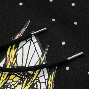 Sweat à capuche unisexe brodé de strass, coupé et cousu, en polaire épaisse respirante de 350g, haute qualité, personnalisable, pour homme - Product Image 6