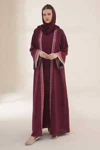 Nueva Llegada, Ropa Islámica Modesta, Túnica con Diamantes, Abayas Lujosas con Lentejuelas, Vestidos Musulmanes de Malla para Mujer, Abaya de Dubái, Poliéster - Product Image 2