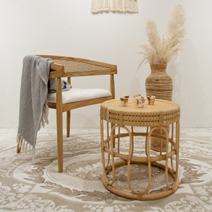 Rattan <b>sofa</b> side <b>tables</b> best selling modern home interior furniture decorative coffee <b>table</b> set - Product Image 6