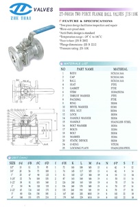 TAIWAN OEM/ODM Available Gas High Temperature Manual Flange Ball Valves Size 1/2'' SS316 Material -20C~200C - Product Image 6