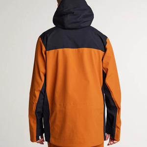Veste de ski imperméable pour homme, style décontracté et léger, personnalisable en gros, softshell respirant, coupe-vent, pour snowboard, modèle matelassé. - Product Image 2