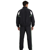 Survêtement athlétique en nylon pour hommes, respirant, coupe-vent, veste et pantalon, fournisseur de vêtements de sport personnalisés OEM ODM