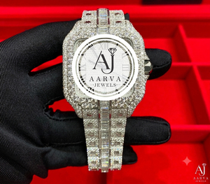 Montre mécanique à cadran carré, bracelet en cristal, montre-bracelet avec bracelet en strass, bijoux de soirée, cadeau - Product Image 3