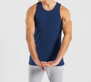 Trainings-Freizeitkleidung Atmungsaktives Hochwertiges Fitness-Tanktop für Männer Großhandel ODM Workout-Oberteil mit Eigenem Logo Streetwear aus Baumwolle - Product Image 1