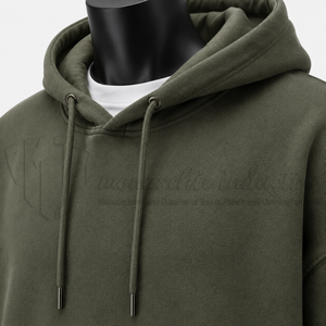 Sweat-shirt à capuche oversize pour homme, couleur unie, en molleton de coton, pull décontracté, streetwear d'automne, coupe classique - Product Image 6