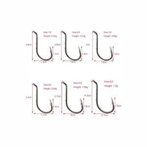 Hameçons triples de pêche en acier inoxydable haute résistance à 45 degrés pour la pêche au grenouille, au bar, à la truite, en rivière et en eau salée - Product Image 5