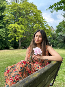 Robe longue élégante et confortable en pur coton imprimé bloc indien respirant été sans manches taille naturelle teint par cravate tissage vêtements de jour - Product Image 6