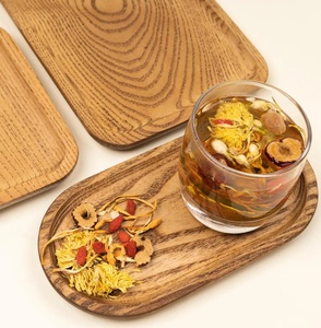 Bandeja de Servicio de Roble de Grado Comercial Hecha a Mano - Diseño Rústico Minimalista, Apta para Alimentos, Portátil y Multifuncional para Uso en Catering - Product Image 2