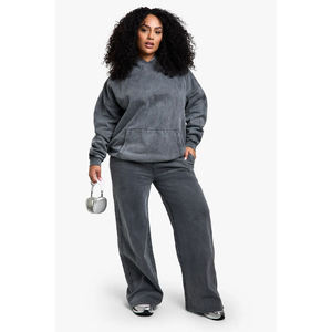 Nouvel ensemble de survêtement sportif pour femme, composé d'un t-shirt à manches longues et d'un pantalon rayé, 2 pièces - Product Image 1