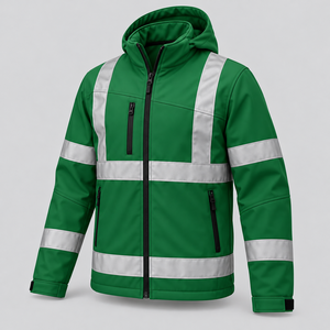 Vêtements de travail de sécurité à capuche personnalisés offrant une protection fiable, des coutures durables et des éléments réfléchissants pour la construction et l'entretien - Product Image 6