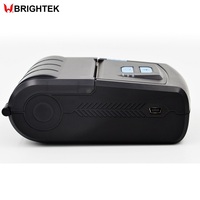 Imprimante thermique portable BRIGHTEK 57 mm, batterie Li-ion rechargeable, interface USB/WiFi, noir et blanc, 203 DPI, 1D/2D