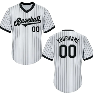 Maillot de baseball personnalisé pour hommes et jeunes, design boutonné, uniforme de club, broderie du logo de l'équipe, nom et numéro - Product Image 1