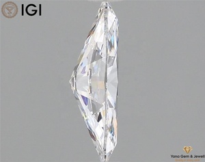 ปรับแต่งได้ตามต้องการ 1.00 CT เพชรทรงมาร์คีส์เจียระไนแบบ CVD ที่เพาะเลี้ยงในห้องปฏิบัติการ สี D ความสะอาดระดับ VS1 พร้อมใบรับรอง IGI สำหรับแหวนหรูหรา - Product Image 3