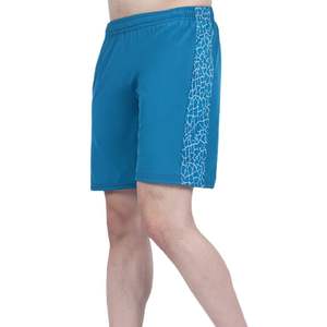 กางเกงขาสั้นออกกำลังกายสีฟ้าสดใสสำหรับผู้ชาย ยืดหยุ่นสูง เหมาะสำหรับวิ่ง ออกกำลังกาย เล่นกีฬา ชุดฟิตเนส - Product Image 3