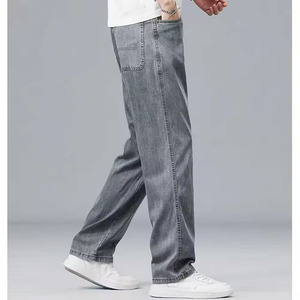 Fabricante de jeans rotos con efecto desgastado personalizados, proveedor de jeans de mezclilla para hombre, ropa urbana, jeans de mezclilla con lavado personalizado OEM. - Product Image 4