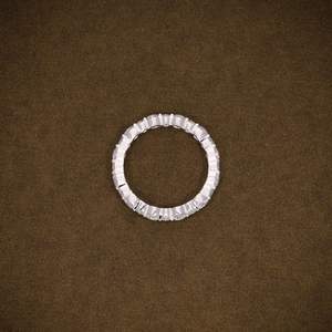 Anillo de Diamantes Cultivados en Laboratorio, Corte Brillante Redondo, Anillo de Boda para Mujer, Oro Blanco de 14K/18K, Anillo de Compromiso - Product Image 6