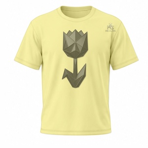 Top Quality Sustainable Men's Custom Printed <b>T</b>-<b>Shirt</b> Cotton/<b>Polyester</b> Anti-shrink Quick Dry Breathable Short Sleeve Regular Fit - Product Image 2