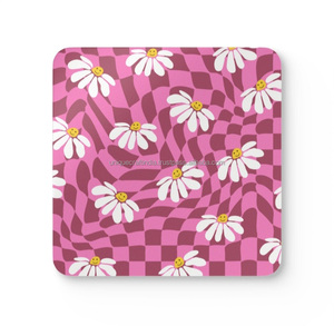 Juego de Posavasos Cuadrados de Nogal Hechos a Mano, Diseño Clásico, Alfombrilla para Taza de Té, Decoración Personalizada para Mesa de Boda, Fiestas, Madera - Product Image 1