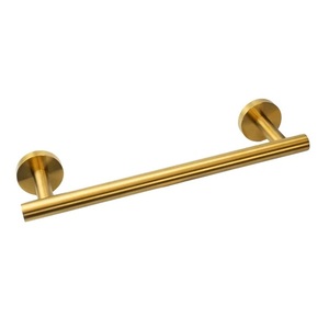 Heavy Duty Iron Non-Folding Luxury Bathroom Towel Holder Rack Space Saving <b>Wall</b> Mount <b>Hanger</b> - Product Image 4