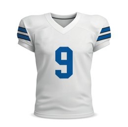Uniforme de football américain unisexe de haute qualité personnalisable avec logo personnalisé, uniforme élégant de qualité sublimée - Product Image 5