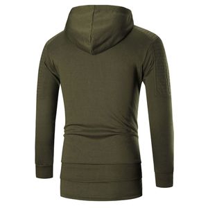 Sweat-shirt à capuche rouge unisexe, coupe classique, décontracté, en polyester tricoté, pour l'automne, couleur unie, design respirant - Product Image 6
