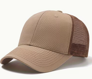 Casquette de baseball d'été en maille respirante avec calotte rigide, chapeau de soleil élégant pour l'extérieur, casquette décontractée de haute qualité à visière bec de canard - Product Image 1