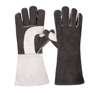 Gants de sécurité industriels robustes en cuir de vachette renforcé, longs gants de soudage résistants à la chaleur, protection des mains - Product Image 5