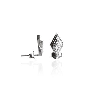 Pendientes de Plata con Diamantes de Diseño 2026, Estilo Brillante para Mujeres y Niñas, Ideales para Bodas y Fiestas - Product Image 2