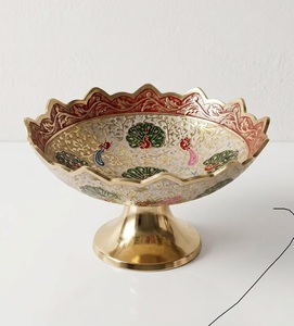 Quemador de Cera Aromática Diwali, Decoración de Latón Hecha a Mano con Forma de Árbol para Mesa, Ceremonias Religiosas, Adornos Festivos para el Hogar, También para Regalo, CREATIVO - Product Image 4