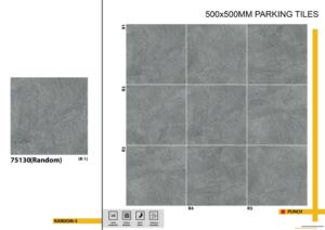 Dalles de stationnement extérieures 50x50 cm, fabriquées pour une résistance durable dans les applications de revêtements de sol en extérieur. - Product Image 3